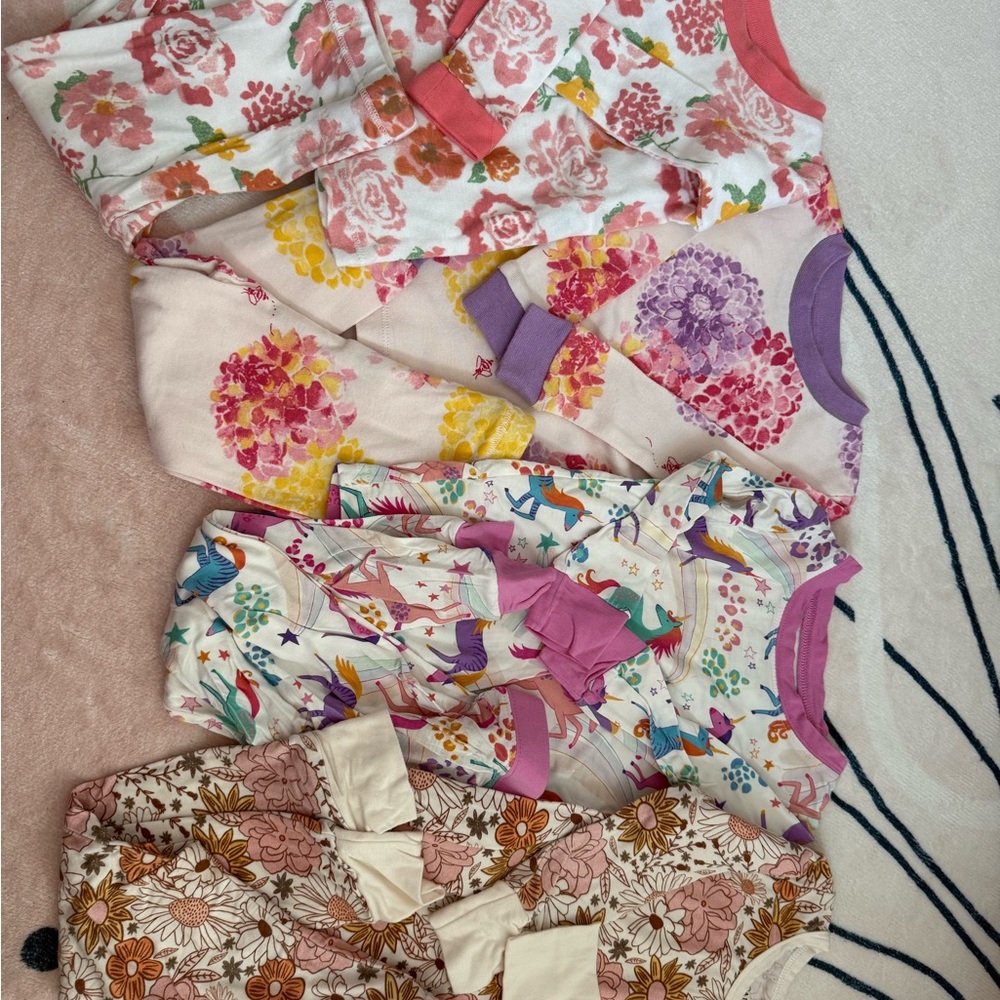 Floral & Unicorn Pajama Sets